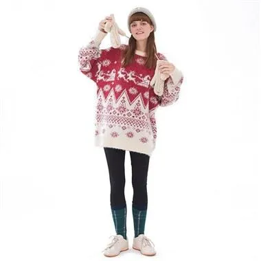 Love & Rose Sweater Långärmad jultröja